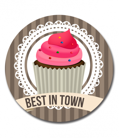 MDF Round coaster Cupcake Template Screen